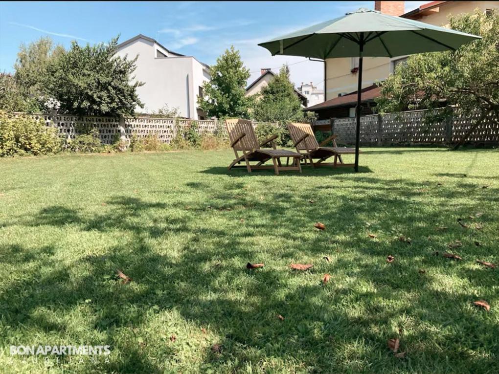 Huge Bbq Garden 2, Spacious Flat, Ac, Free Parking 2 Ljubljana Eksteriør billede